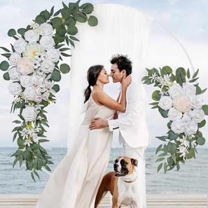 <span class=keywords><strong>Arco</strong></span> Circolare in Metallo per Matrimoni, Supporto per Palloncini, Decorazione per Sfondo Feste, Facile da Montare - Product Image 4