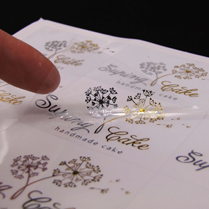 Etiquetas adhesivas transparentes para embalaje, decoración de marca, etiquetado de productos artesanales con acabado impermeable, duradero y elegante - Product Image 3