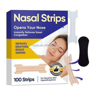Tiras Nasales YOJO Resistentes al Sudor, Adhesivas, Hipoalergénicas, Deportivas, Anti-ronquidos, para Dormir y Respirar - Product Image 1