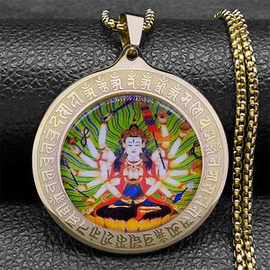 <span class=keywords><strong>จี้</strong></span>พระพุทธรูปทรงวงล้อ<span class=keywords><strong>ม</strong></span>นต์มนต์แห่งจิตวิญญาณสีน้ำเงิน ยี่ห้อพระพุทธเจ้า <span class=keywords><strong>พัน</strong></span><span class=keywords><strong>มือ</strong></span><span class=keywords><strong>กวน</strong></span><span class=keywords><strong>อิ</strong></span><span class=keywords><strong>ม</strong></span> สร้อยคอชุบสแตนเลส - Product Image 6