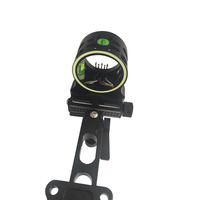Visée de précision à cinq aiguilles à tige longue pour arc composé, accessoire pour arc et flèche de chasse