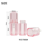 Emballage cosmétique en plastique vide Jinze, conteneur pour gloss à lèvres, tubes à gloss à lèvres uniques
