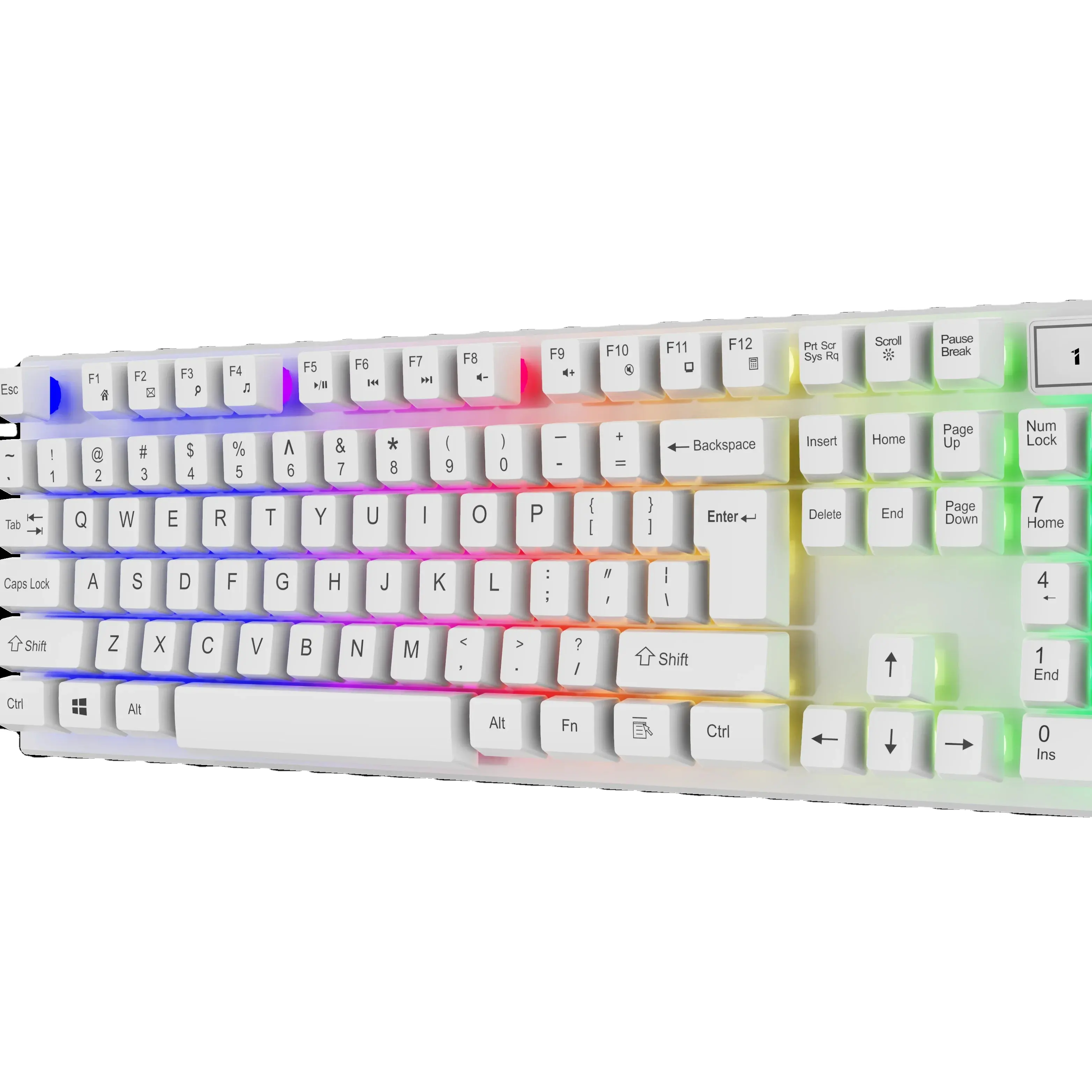 Office US Teclado mecánico ratón Combo personalizado teclado con cable USB para juegos OEM Reino Unido ruso ABNT2 teclado de ordenador para Gamer