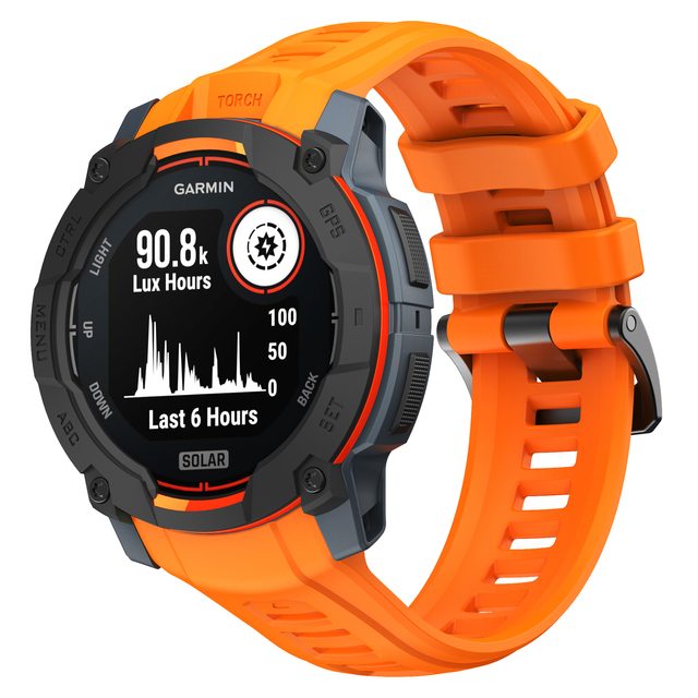 Original Type Replacement Sport Silicone Watch Band Watch Strap for Garmin Instinct 3 45-50mm