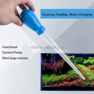 Pipette de nettoyage portable pour aquarium, outil manuel, <span class=keywords><strong>pompe</strong></span> <span class=keywords><strong>à</strong></span> siphon pour aquarium, changeur d'eau, pipette pour aquarium, tube de 28 cm, 30 ml - Product Image 4