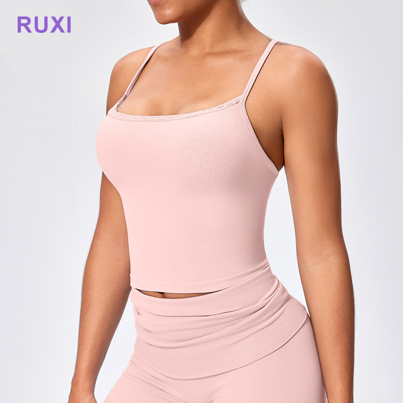 Fitness Yoga Wear Women's Tank Tops Sling Seamless Tops for Women Running Vest Sleeveless Yoga Sports Wear Women Yoga Top
