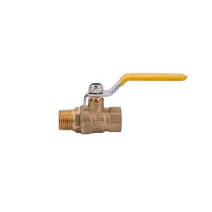 Compact Dual 1/4 Inch NPT Female Mini Brass Ball Valves 180 Degree Operating Handle Rated to 600 WOG Perfect for Tank Drai