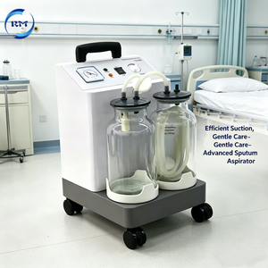 Aspiratore Medico Portatile a Basso Rumore con Interruttore a Pedale per Uso Ospedaliero/Clinico - Product Image 1