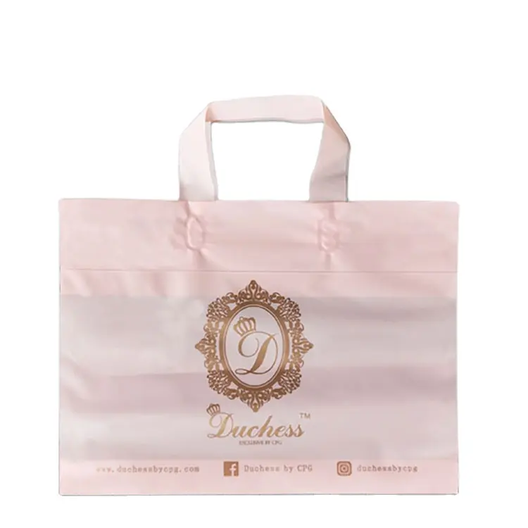 New arrival Good quality custom color size logo plastic bags pack bag plastic shopping bags