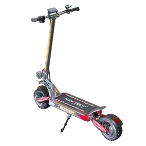 Nanrobot-patinete eléctrico plegable para adultos, scooter de neumáticos anchos de 2400w, con Motor de velocidad rápida, LS7 + 60v, X2