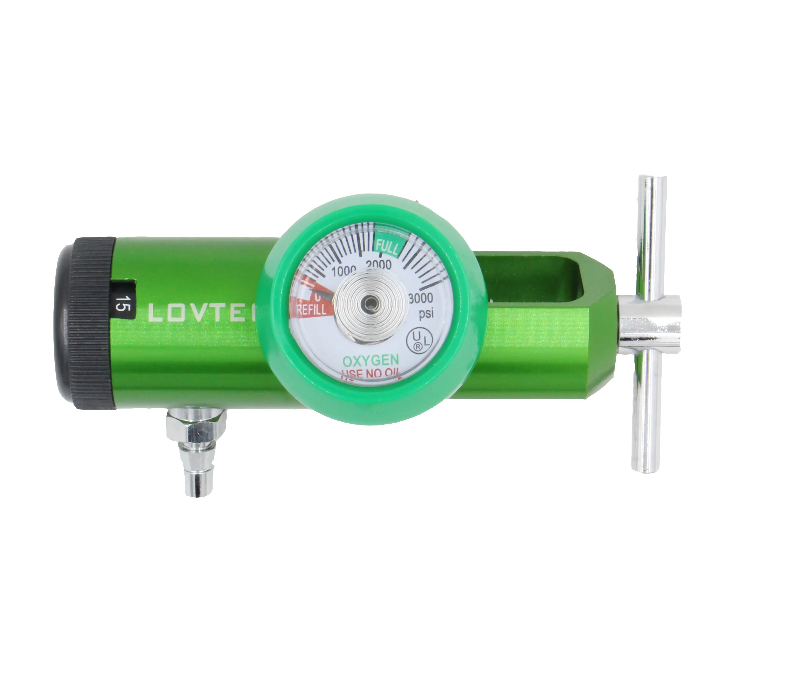 KINTON standar medis untuk penggunaan medis, Regulator Gas silinder O2 oksigen medis