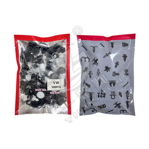 Clips de fixation pour panneaux de porte de voiture Vw, 100 pièces, attaches en nylon pour isolation du capot, connecteurs de buse d'eau - Product Image 3