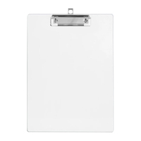 Clips transparents en PP A4 durables et à profil bas, prix d'usine, pour dossiers scolaires et de bureau, pour enseignants, étudiants, infirmières