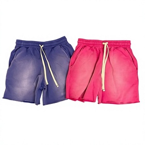 Shorts deportivos personalizados al por mayor, 350gsm, shorts de felpa francesa, shorts de streetwear de alta calidad para marcas de moda estadounidenses - Product Image 5
