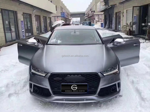 Kit carrozzeria RS7 per 2016 2017 <span class=keywords><strong>2018</strong></span> 2019 aggiornamento Audi <span class=keywords><strong>A7</strong></span> accessori auto RS7 paraurti anteriori con griglie per auto - Product Image 5