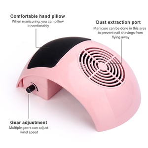เครื่องดูดฝุ่นเล็บ 80W แรงดูดสูง สำหรับร้านทำเล็บ พร้อมพัดลมดูดฝุ่น อุปกรณ์ทำเล็บ ขัดเงา ดูดฝุ่น พร้อมที่วางมือ - Product Image 6
