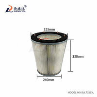 Filtre à cartouche haute performance, efficacité 99 %, élément filtrant à air, débit élevé 100 L/min, collecte de poussière, HEPA haute performance pour l'air