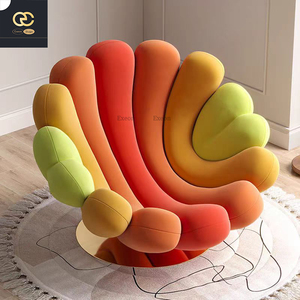 <span class=keywords><strong>Sedia</strong></span> a <span class=keywords><strong>Sdraio</strong></span> di Design Nordico Creativo e Lussuoso a Forma di Anemone, Decorazione per Soggiorno di Villa, <span class=keywords><strong>Sedia</strong></span> per il Tempo Libero - Product Image 2