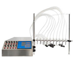 Machine de remplissage à pompe péristaltique GAL-80 à 10 têtes pour huile, semi-automatique, haute précision, 220 V, électrique, avec panneau de commande numérique - Product Image 4