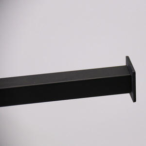 Porte-papier toilette noir Saint Ruijia, carré, en alliage de zinc, à fixer au mur, pour salle de bain et cuisine - Product Image 3