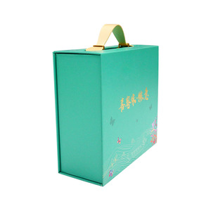 Caja de Embalaje Rígida Tipo Libro Portátil, Impresión UV, Logotipo Personalizado, Caja de Regalo de Lujo con Tapa Magnética para Cosméticos - Product Image 5