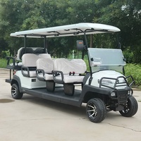 Voiture de golf électrique 8 places 6+2 personnalisée 48V Prix Voiture de golf électrique Accessoires de voiture de golf Kit de siège arrière ZYCAR