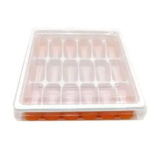 Tùy chỉnh vỉ nhựa dùng một lần bằng lò vi ba PP đông lạnh Takeaway thực phẩm bánh bao <span class=keywords><strong>container</strong></span> với nắp - Product Image 2