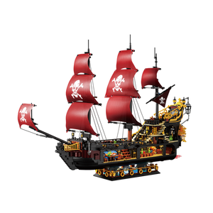 Ensemble de blocs de construction à assembler soi-même, très demandé, pour le modèle de bateau <span class=keywords><strong>pirate</strong></span> Queen Anne's Revenge de Mould King 653001, bateau des Caraïbes MOC - Product Image 6