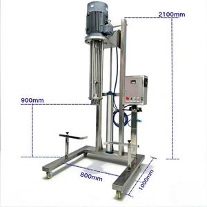 Mezclador Dispersor Homogeneizador de Líquidos Personalizado CE Económico, Máquina Mezcladora Agitadora de Acero Inoxidable, Máquina Homogeneizadora de 2.2kw - Product Image 2