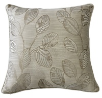 Housses de coussin Jacquard en gros, décoratives, carrées, métalliques, de luxe pour la décoration intérieure