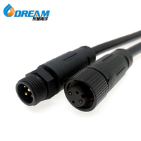 Connecteur DREAM CE certifié CQC M12 3 4 5 8 12 broches avec longueur de câble personnalisée pour l'automatisation industrielle