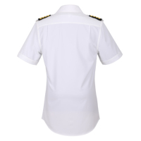 Stock d'usine ISO prêt à expédier chemise de pilote en Spandex à quatre directions uniforme d'aviation chemise d'uniforme d'hôtesse de l'air