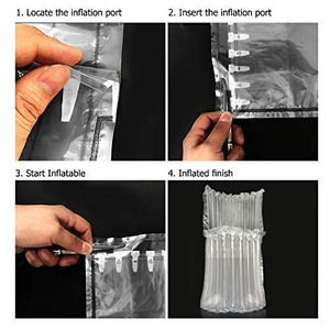 Sac gonflable antichoc personnalisé en colonne d'air, emballage tampon en plastique PE/PA pour la protection des ordinateurs portables - Product Image 4