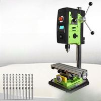 Support de perceuse à colonne laser TEBAK avec pince à étau transversale de 4 pouces, perceuse à colonne, mini perceuse à colonne