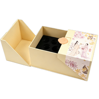 Boîte cadeau rigide personnalisée gaufrée, emballage pliable de luxe en carton imprimé, avec pelliculage UV sélectif et impression quadricolore, boîte à fleurs
