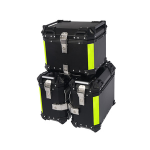 Motorcycle Tail Box Top Case Travel Storage Box Motorcycle Trunk Aluminum Alloy