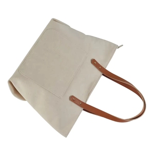 Bolsa de Compras con Logotipo, Linda, para la Vida Diaria, de Viaje, Colorida, de Algodón, Personalizable, Grande, de Lona - Product Image 6