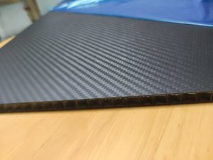 Tablero ligero de fibra de carbono CNC liso de sarga DirectFfrom3k - Product Image 2