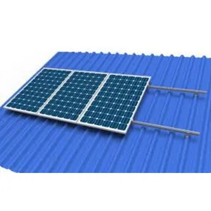 Yuens low price racking metal tin roof support custom solar panel corrugated mounting l-feet system brackets