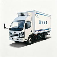 Nouveau camion frigorifique électrique durable avec système de contrôle de température stable pour ZK5041XLCBEV2 Euro 6