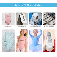 Justaucorps de danse pour enfants A112, vêtements de performance pour filles, justaucorps de ballet pas cher en polyester et élasthanne, vêtements de danse pour enfants