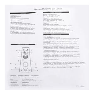 <span class=keywords><strong>Test</strong></span> de réglage du rythme pour écolier primaire en SOLO ABS, <span class=keywords><strong>piano</strong></span> spécial, métronome de <span class=keywords><strong>piano</strong></span> électronique - Product Image 6