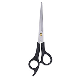 Hairdressing Scissors Stainless Steel Sharp Blade Long Handle Thinning Shears For Haircut And Bangs Trimming Household Use - Product Image 4