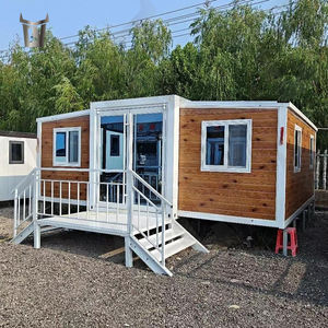 Maison de conteneur maritime préfabriquée extensible de luxe moderne de 40 pieds, 30 pieds, 20 pieds, avec énergie solaire, chambre à coucher sur roues, à vendre - Product Image 6