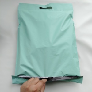 Custom Logistics <b>Waterproof</b> Recyclable Stand up Pouch Mailer Bags Express Packaging Bags Zipper Top for Shoes <b>Socks</b> Handheld - Product Image 4