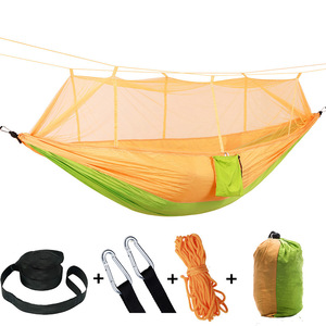 <span class=keywords><strong>Hamac</strong></span> anti-moustiques de camping en plein air, simple et double, en tissu nylon, avec option <span class=keywords><strong>moustiquaire</strong></span> – Vente en gros usine - Product Image 1