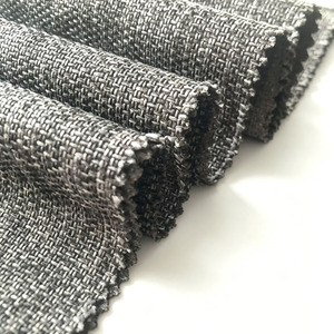 Tela <span class=keywords><strong>de</strong></span> cortina opaca <span class=keywords><strong>de</strong></span> lino sintético tejida y teñida al por mayor, estilo popular, con revestimiento <span class=keywords><strong>de</strong></span> bloqueo <span class=keywords><strong>de</strong></span> luz, estilo liso - Product Image 5