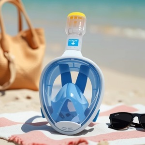 Máscara de Snorkel Completa para Niños, Hecha a Medida Profesionalmente, para Entrenamiento de Natación y Buceo con Vista Panorámica - Product Image 2