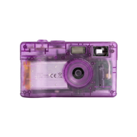 Appareil photo numérique vintage sans écran 12MP, nouveau design, appareil photo numérique sans écran 35mm avec flash xénon intégré, style rétro pour le camping et les prises de vue rapides