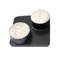 Le fabricant fournit une plaque de meulage diamantée rouge/noire/un tampon de meulage trapézoïdal pour les outils à béton